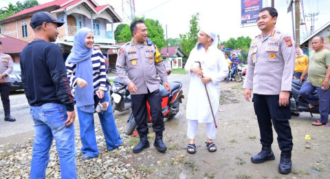 Polda Jambi Pantau Langsung Kegiatan Pemungutan Suara di Beberapa TPS di Kabupaten Bungo