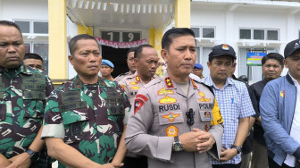 Kapolda Jambi dan Dandrem 042/ Gapu Tinjau Situasi Pelaksanaan Pilkada di Sungai Penuh