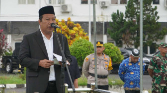 Bupati Tanjung Jabung Timur H.Romi Hariyanto Pimpin Upacara HUT Ke-53 KORPRI dan Ke-30 HGN Tahun 2024