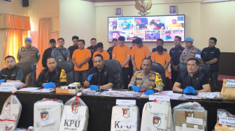 Polda Jambi Amankan 5 Orang Pelaku Pengrusakan Kotak Suara di Kota Sungai Penuh