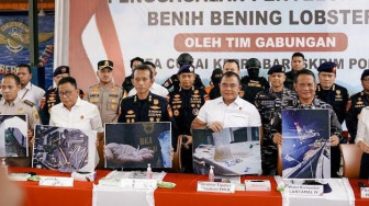 Bareskrim Polri Gagalkan Penyelundupan 151 Ribu Benih Lobster di Perairan Bintan