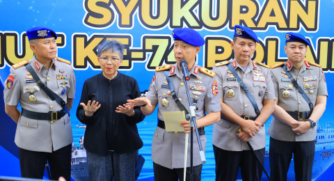 Polairud Baharkam Polri Rayakan HUT ke-74 dengan Semangat Mengamankan Sumber Daya Kelautan