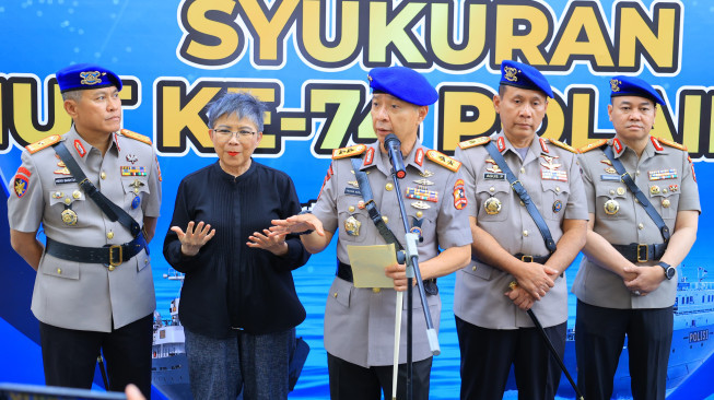 Polairud Baharkam Polri Rayakan HUT ke-74 dengan Semangat Mengamankan Sumber Daya Kelautan