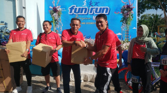 Keberuntungan Pecah Telur dari Fun Run Pertamina EP Jambi.