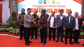 Komisi III DPR RI Reses di Polda Jambi, Kapolda Sampaikan Ini.