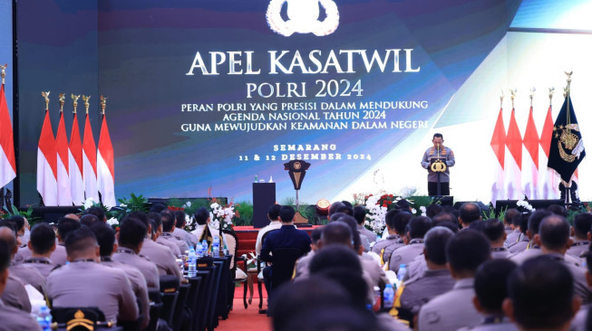 Apel Kasatwil Polri Dihadiri Presiden Prabowo, Kapolri: Suatu Kehormatan