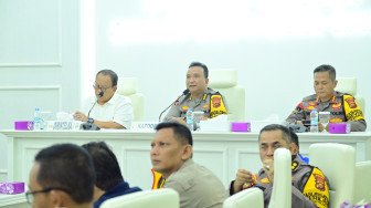 Operasi Lilin 2024,Polda Jambi Menggelar Rapat Koordinasi Internal Kesiapan Ops Nataru 2024