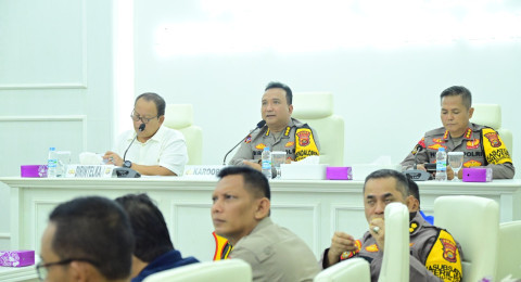 Operasi Lilin 2024,Polda Jambi Menggelar Rapat Koordinasi Internal Kesiapan Ops Nataru 2024