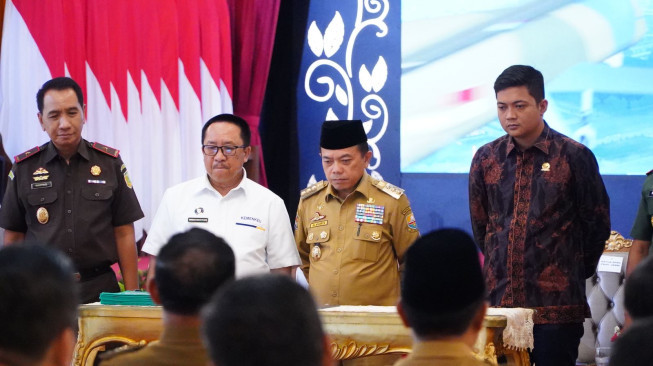 Ketua DPRD Hadiri Penyerahan Digital DIPA Tahun  2025