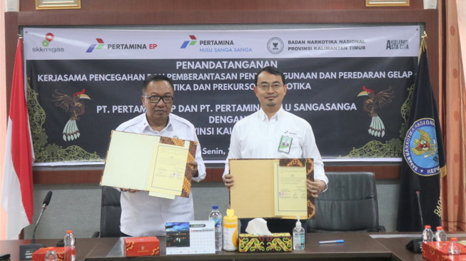 Lindungi Tempat Kerja dari Narkotika, Pertamina Hulu Indonesia Zona 9 Bersinergi dengan BNN Kalimantan Timur