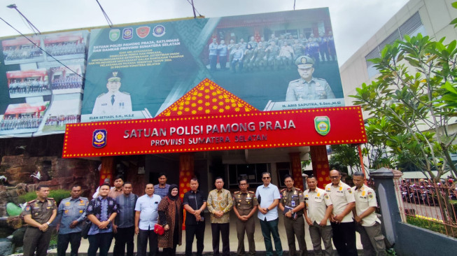 Komisi I DPRD, Satpol PP dan Damkar Provinsi Jambi Stuba ke Satpol PP Sumsel