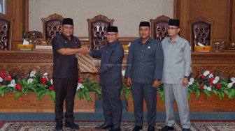 Sekda Budi Hartono Hadiri Rapat Paripurna DPRD Kabupaten Muaro Jambi