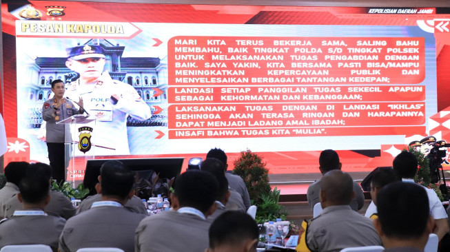 Kapolda Jambi Pimpin Gelar Operasional 2025: Wujudkan Polri Presisi yang Melindungi Rakyat