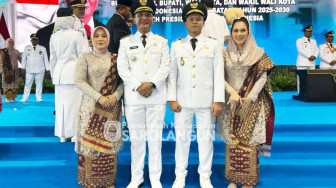 Presiden RI Resmi Lantik Bupati dan Wakil Bupati Sarolangun Periode 2025-2030.