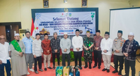 Skk Migas - KKKS Berbuka Bersama Forkopimda Sarolangun, Hurmin : Kehadiran Perusahaan Berikan Dampak Positif.