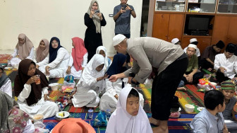 Buka Bersama Anak Yatim, Polda Jambi Ringankan Beban Anak Kurang Beruntung.