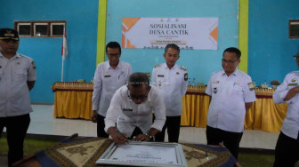 Wabub Muaro Jambi Junaidi H Mahir Hadiri Sosialisasi Desa Cantik Tahun 2025