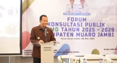 Bupati Muaro Jambi  BBS Resmi Buka Forum Konsultasi Publik RPJMD 2025-2029