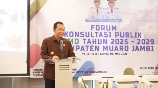 Bupati Muaro Jambi  BBS Resmi Buka Forum Konsultasi Publik RPJMD 2025-2029