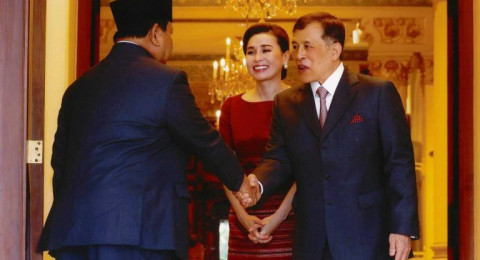 Sama Sama Berlatar Belakang Militer, Prabowo Subianto Kembali Temui Raja Thailand Setelah Menjadi Presiden