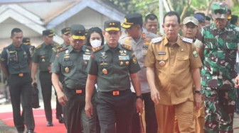 Program Penyediaan Air Bersih Bagi Masyarakat, Bupati Muaro Jambi Apresiasi Program Manunggal Air TNI AD