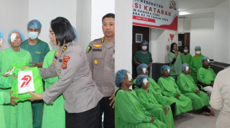 Semarak HUT Bhayangkara, RS Bhayangkara Berikan Pelayanan Operasi Katarak Gratis