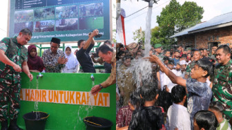 Jenderal TNI Maruli Simanjuntak Resmikan Sumur Bor di Jambi, Pastikan Manunggal Air Berdampak Pada Rakyat