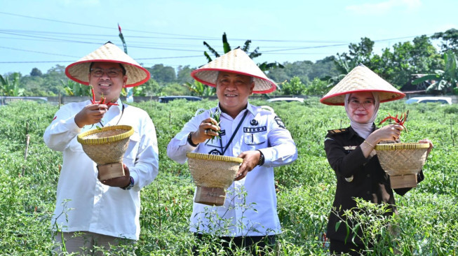 Sekda Resmikan "Lagro Koja" Langkah Pemerintah Kota Jambi Dalam Menjaga Ketahanan Pangan dan Pengendalian Inflasi