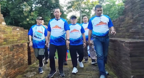 Bupati Muarojambi BBS, Ikuti kegiatan QRIS Cinta Bangga Paham Rupiah Temple Run 2025
