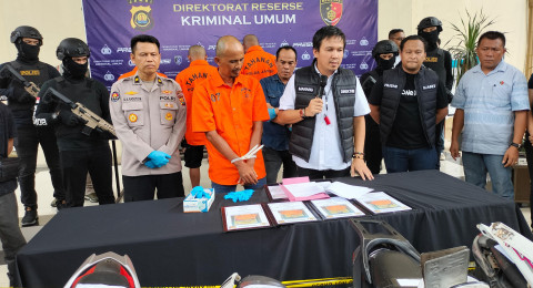 Polisi Ringkus Pria Paruh Baya Gila Sabu, Gelapkan Motor Korban Dengan Modus Meminjam