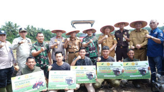 Pemkab Muaro Jambi Tanam Padi Serentak,  Untuk Mencapai Swasembada Pangan Nasional