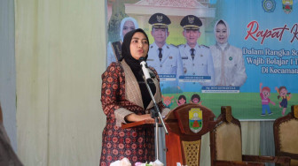 Bunda Paud Kabupaten Muaro Jambi Gelar Sosialisasi Wajib Belajar 1 Tahun Pra Sekolah