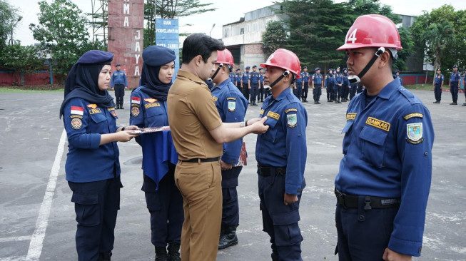 Wawako Diza Hazra Aljosha Tutup Diklat Keahlian dan Keterampilan Petugas Damkar