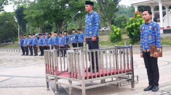Wakil Bupati Muaro Jambi Junaidi H Mahir Pimpin Upacara Hari Kesadaran Nasional