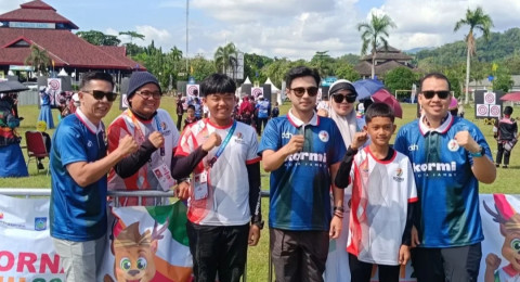 Ketua KORMI Kota Jambi Diza Hazra Aljosha Dampingi Peserta FORNAS VIII di NTB