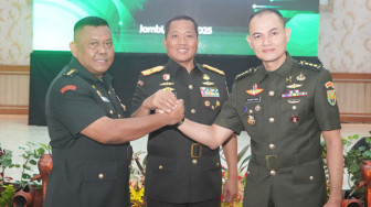 Kepala Staf Korem 042 Garuda Putih Berganti, Dandrem : Selamat Datang dan Selamat Mengemban Amanah Baru
