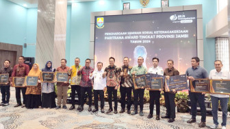 Pemerintah Kabupaten Muaro Jambi Raih Peringkat II, Penghargaan Paritrana Award 2024