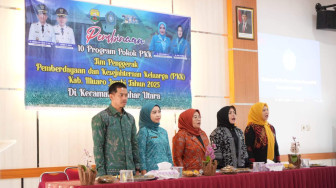 Tim Penggerak PKK Muaro Jambi Hadiri Pembinaan Terpadu di Talang Bukit