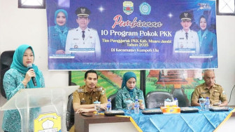 TP PKK Muaro Jambi Lakukan Pembinaan di Kumpeh Ulu, Tekankan Pelaksanaan 10 Program Pokok PKK