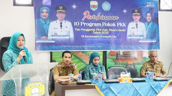 TP PKK Muaro Jambi Lakukan Pembinaan di Kumpeh Ulu, Tekankan Pelaksanaan 10 Program Pokok PKK