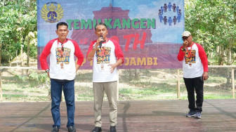 Wakil Bupati Muaro Jambi Junaidi Mahir Hadiri Reuni Alumni SMPN 1 Kota Jambi, Akui Jasa Besar Para Guru