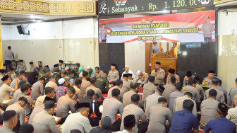 Polda Jambi Laksanakan Kegiatan Solat Hajat dan Doa Bersama, Inginkan Situasi Negara Yang Memburuk Kembali Pulih
