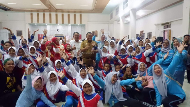 Wakil Bupati Junaidi Mahir Hadiri Penutupan Pekan Olah Raga Kabupaten Muaro Jambi