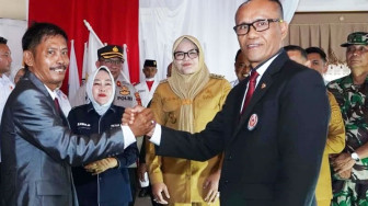 Bupati Dillah Hikmah Sari Lantik Pengurus KONI Tanjabtim, Dorong Olahraga Jadi Kekuatan Sosial