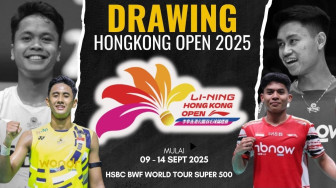 Hasil Drawing Hongkong Open 2025: Perang Saudara Antar Wakil Indonesia di Babak Awal!