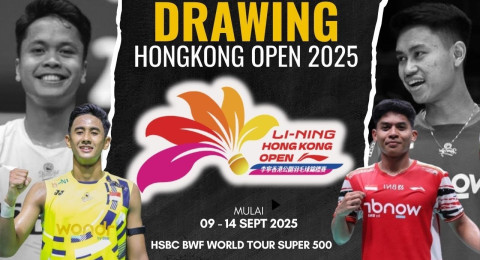 Hasil Drawing Hong Kong Open 2025: Perang Saudara Antar Wakil Indonesia di Babak Awal!