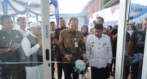 Bupati Muaro Jambi Resmikan Dapur Program Pemenuhan Gizi di Desa Niaso