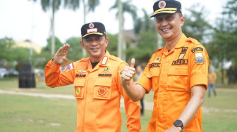 Wakil Bupati Muaro Jambi Hadiri Apel Kesiapsiagaan Penanggulangan Karhutla di Jambi