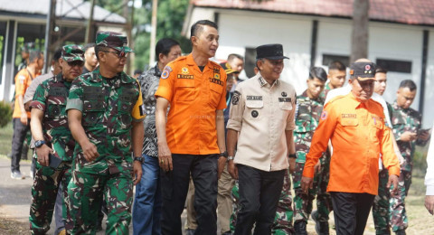 Wabup Junaidi Mahir Apresiasi Latihan Lapangan Penanggulangan Karhutla di Muaro Jambi