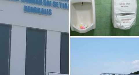 Titian Muhibah 1 : Pelabuhan Internasional itu, Toiletnya Rusak dan Mengeluarkan Bau Busuk.